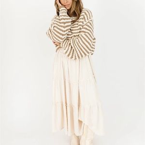 Relaxed fit stripe sweater